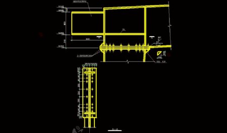 屋面梁柱连接图片