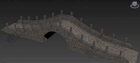 中国古代石桥3D模型图片