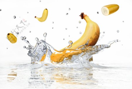 水中香蕉图片
