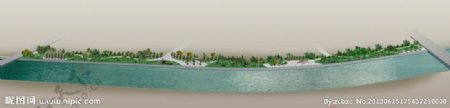 滨河效果图及3d模型图片