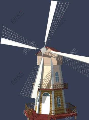 风车模型图片