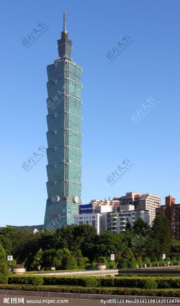 台北101大厦近景图片