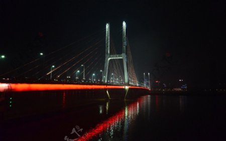 南昌八一桥夜景图片