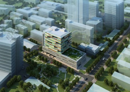 医院办公楼环境设计图片