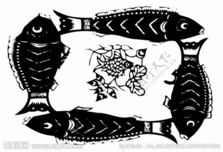 鱼刺绣图片
