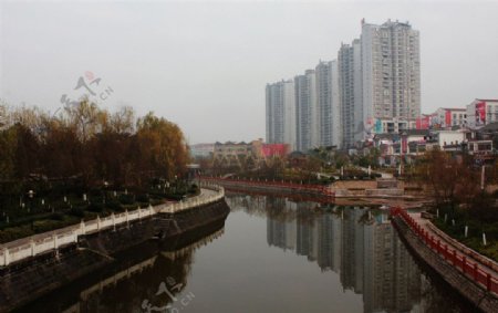 岳池南宋文化街美景图片