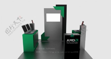 AMD店内展示图片