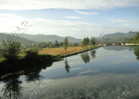 宏村南湖景观图片