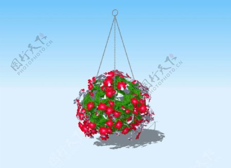 花球3D模型图片
