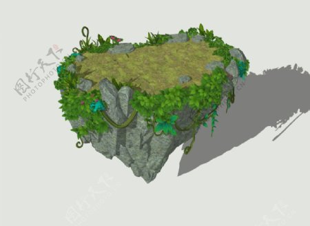 游戏场景3D模型图片