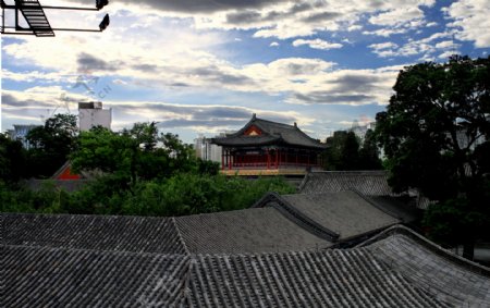 万寿寺的清晨图片