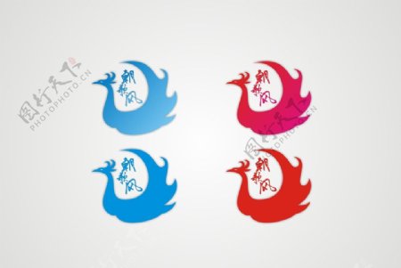 朝歌风舞蹈团logo设计图片