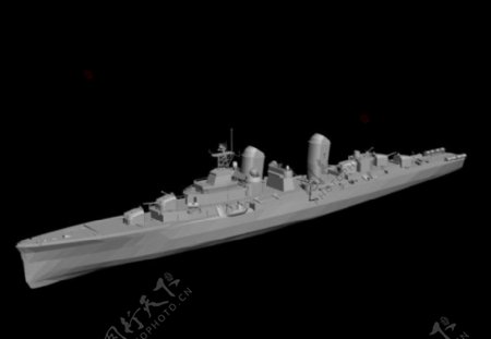 军舰模型图片