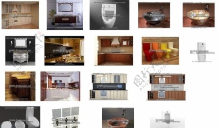 厨房卫浴模型下载图片
