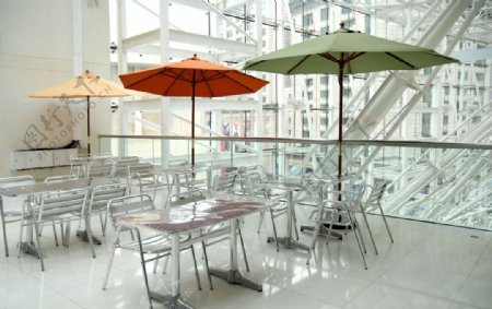 餐厅茶餐厅凉伞各色颜色图片