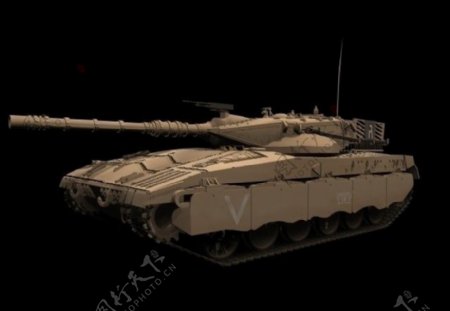 MERKAVA坦克三维模型图片