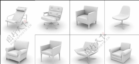 8款扶手时尚现代座椅图片