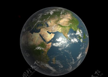 高精度地球三维模型图片