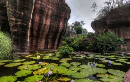 莲花山风景区图片