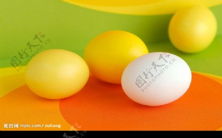 彩色鸡蛋图片