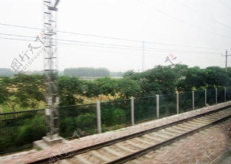 火车道图片
