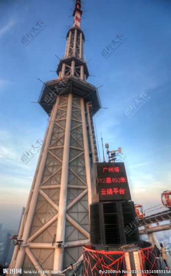 广州塔摩天轮图片