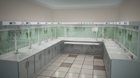 3d医疗室清洗室图片
