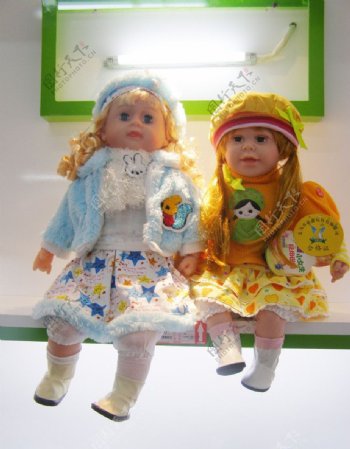 木偶玩具小女孩图片