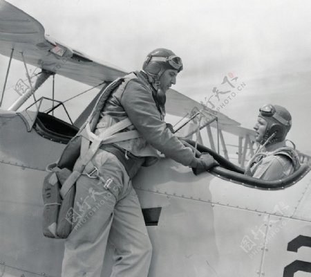 二战飞行员图片