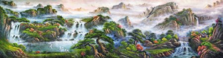 江山绿秀叠彩翠岭图片