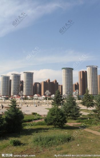呼和浩特市如意广场建筑图片