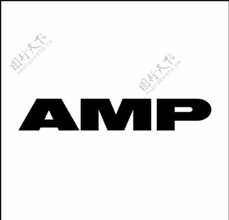 AMP矢量标志图片
