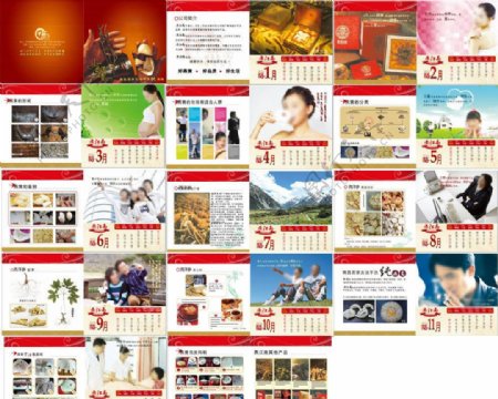 2011台历企业画册图片