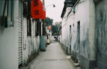 老旧街道图片