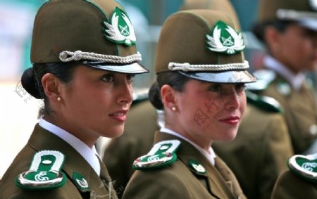 智利女军人图片
