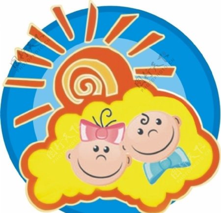 企业儿童logo图片