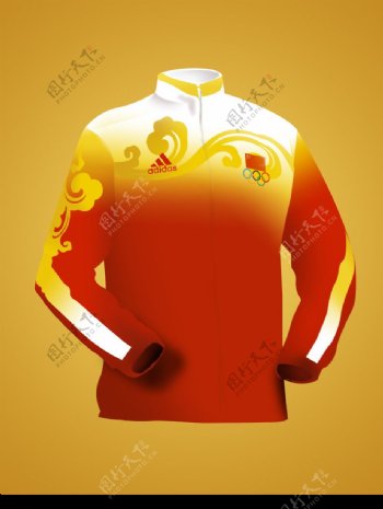 2008奥运领奖服正面图片