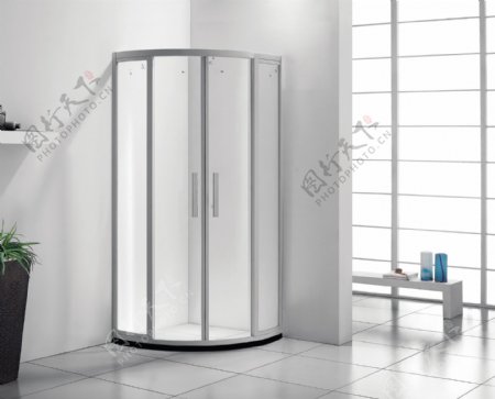 淋浴房卫生间效果图图片