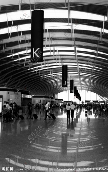 浦东机场航站楼图片
