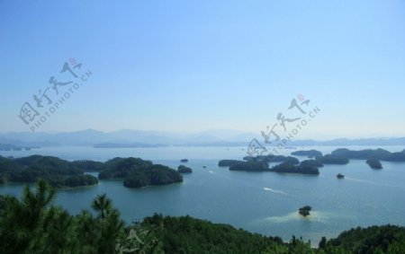 千岛湖远眺图片
