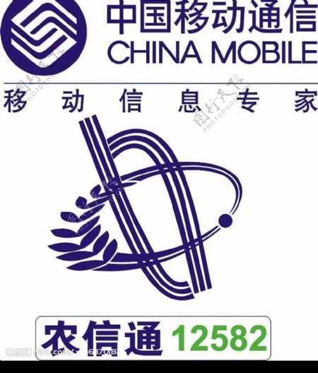 中国电信农信通标识图片