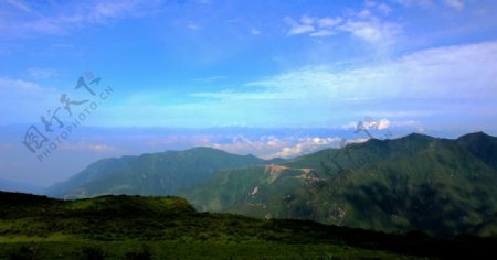 轿顶山风景图片