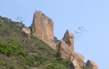 海岛礁石小岛图片