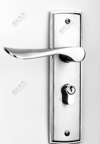 金属门锁直把门锁拉手图片