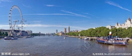 伦敦泰晤士河图片