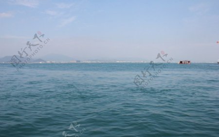 江面风景图片