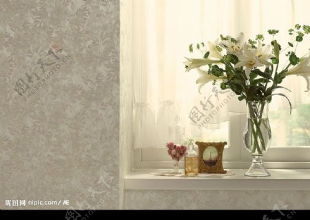 室内温馨香水百合图片