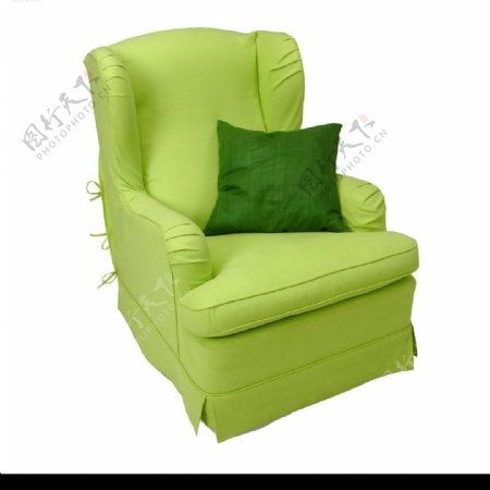 精美绿色沙发图片