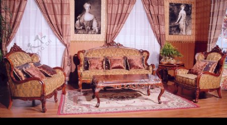 经典欧式家具沙发图片
