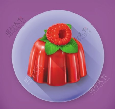 草莓蛋糕ICON图标图片